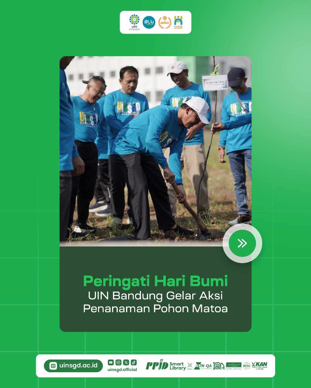 uinsgd peringati hari bumi